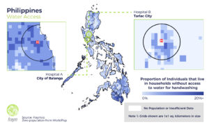 Map of Water access in Philippines