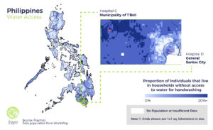 Map of water access in Philippines